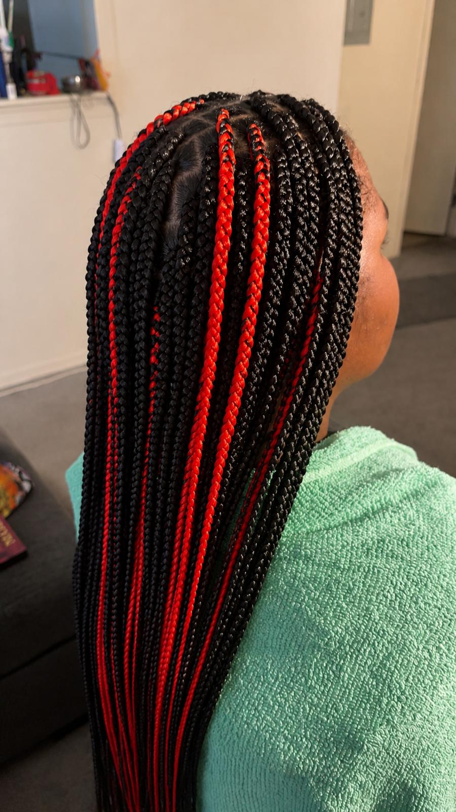 Knotless braids